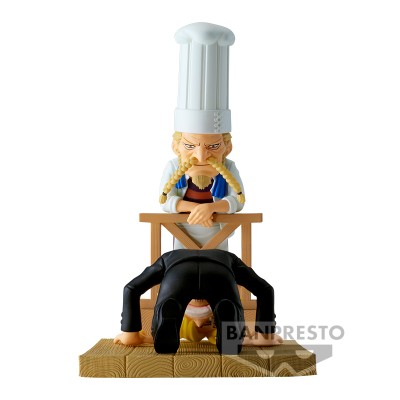 One Piece WCF Log Series Sanji & Zeff 2 world collectable figure 8cm