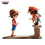 Figura Monkey D Luffy & Portgas D Ace World Collectable Log Stories One Piece 8cm