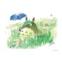 Watercolour Greeting cards 24 x 15,8 cm Mei & Totoro & Sakura – My Ne