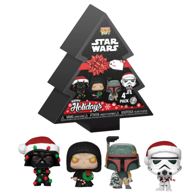 Star Wars – Pocket Pop 4 Pack – Tree Holiday