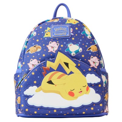 Loungefly Mini Zaino Pokemon Pikachu & Friends Sleep