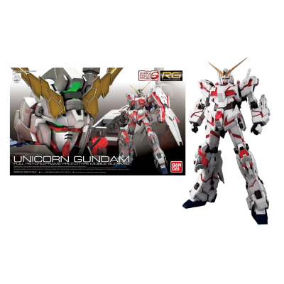 Gundam - Model Kit - Real Grade  - 1/144 - Unicorn Gundam (Campaign)