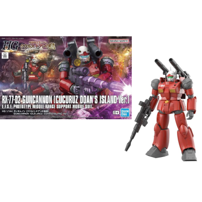 Gundam - Model Kit - High Grade  - 1/144 - Guncannon (Cucuruz Doan's Island Ver.)