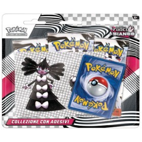 Pokemon Fuoco Bianco Collezione con Adesivi