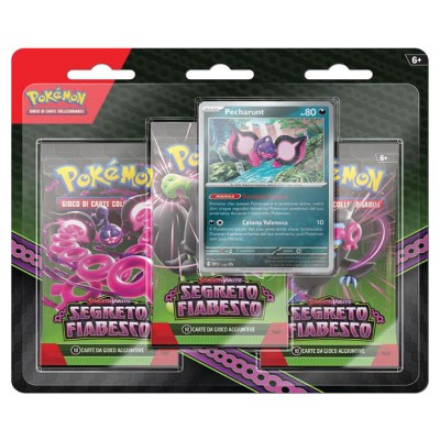 Pokemon Segreto Fiabesco Blister 3 Buste + 1 Card