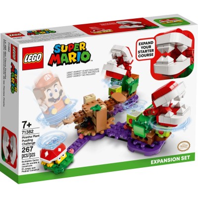 Lego Super Mario 71382 La Sfida Rompicapo della Pianta Piranha Pack di Espansione